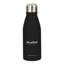 Wasserflasche BlackFit8 Schwarz Grau 500 ml