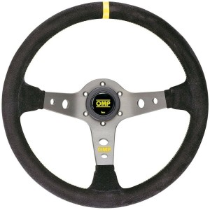 Racing Steering Wheel OMP OMPOD/1954/TN Ø 35 cm Silver