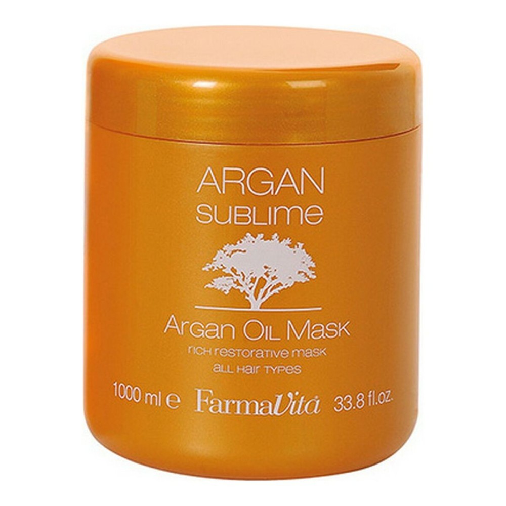 Masque réparateur pour cheveux Argan Sublime Farmavita Argan Sublime