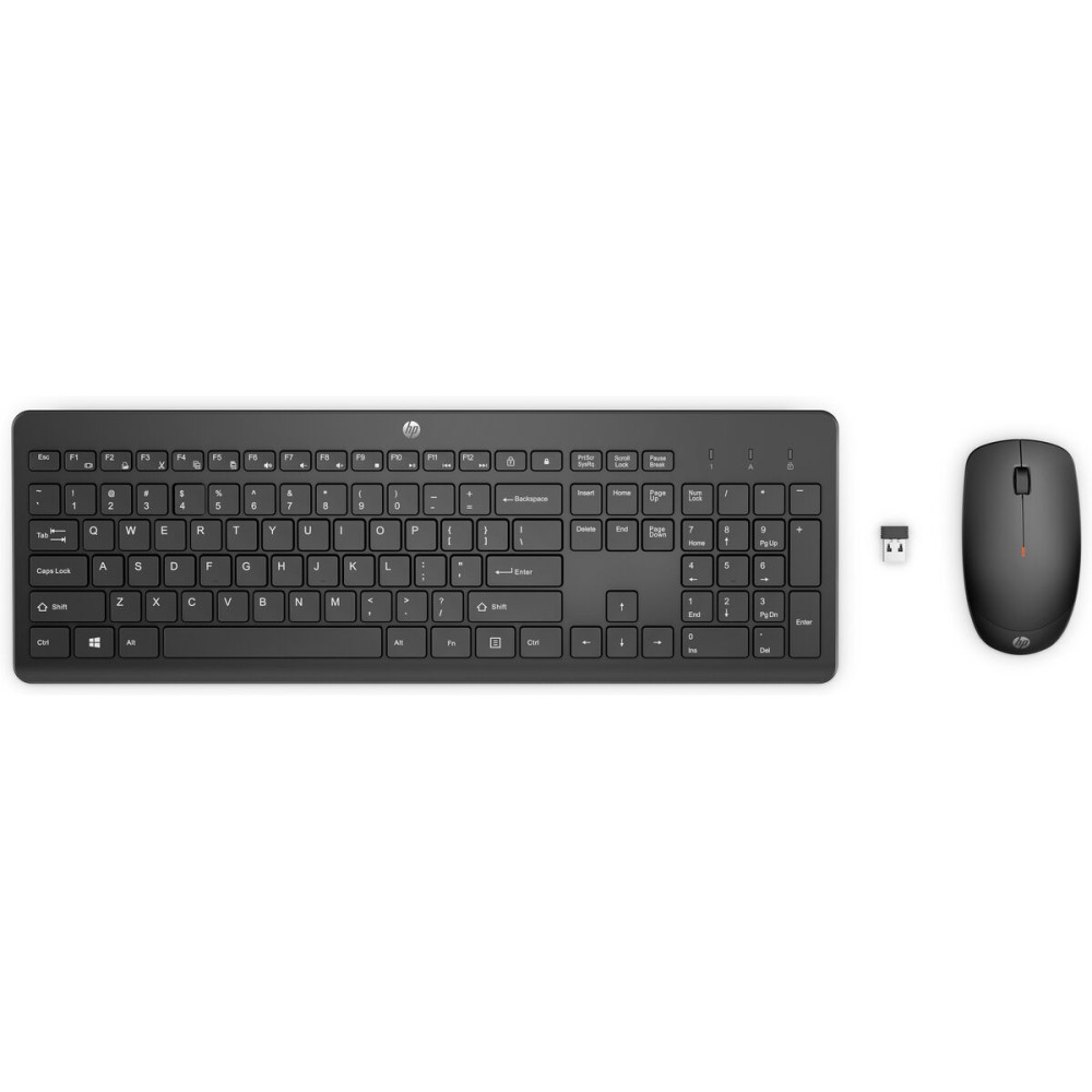 clavier et souris HP 18H24AAABE Noir QWERTY Qwerty US