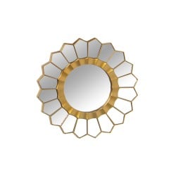 Mirror Set Alexandra House Living Golden Plastic 2 x 92 x 50 cm Circular