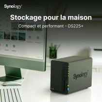 Stockage en Réseau NAS Synology DS225+ Noir Intel Celeron Intel Celeron J4125