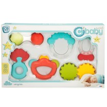 Rassel-Set Colorbaby 6 Stücke 12,5 x 1,5 x 6,5 cm (6 Stück)