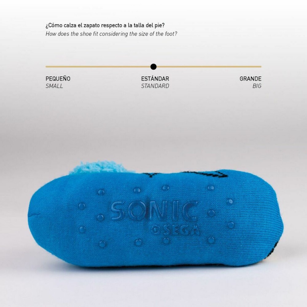 House Slippers Sonic Blue