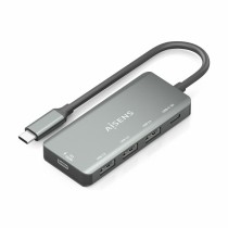Hub USB Aisens A109-0945 Gris 100 W