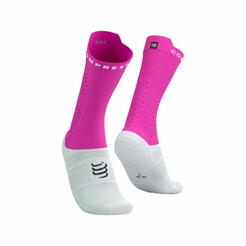 Sportsocken Compressport Pro Racing Dunkelrosa