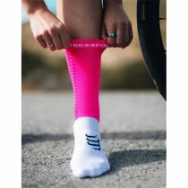 Sportsocken Compressport Pro Racing Dunkelrosa