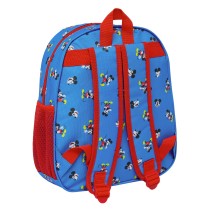 Cartable Mickey Mouse Clubhouse Bleu 27 x 33 x 10 cm