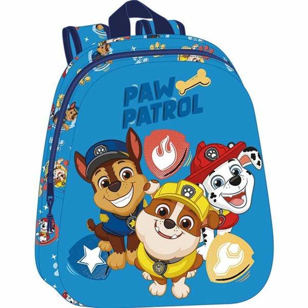 Cartable The Paw Patrol Bleu 27 x 33 x 10 cm