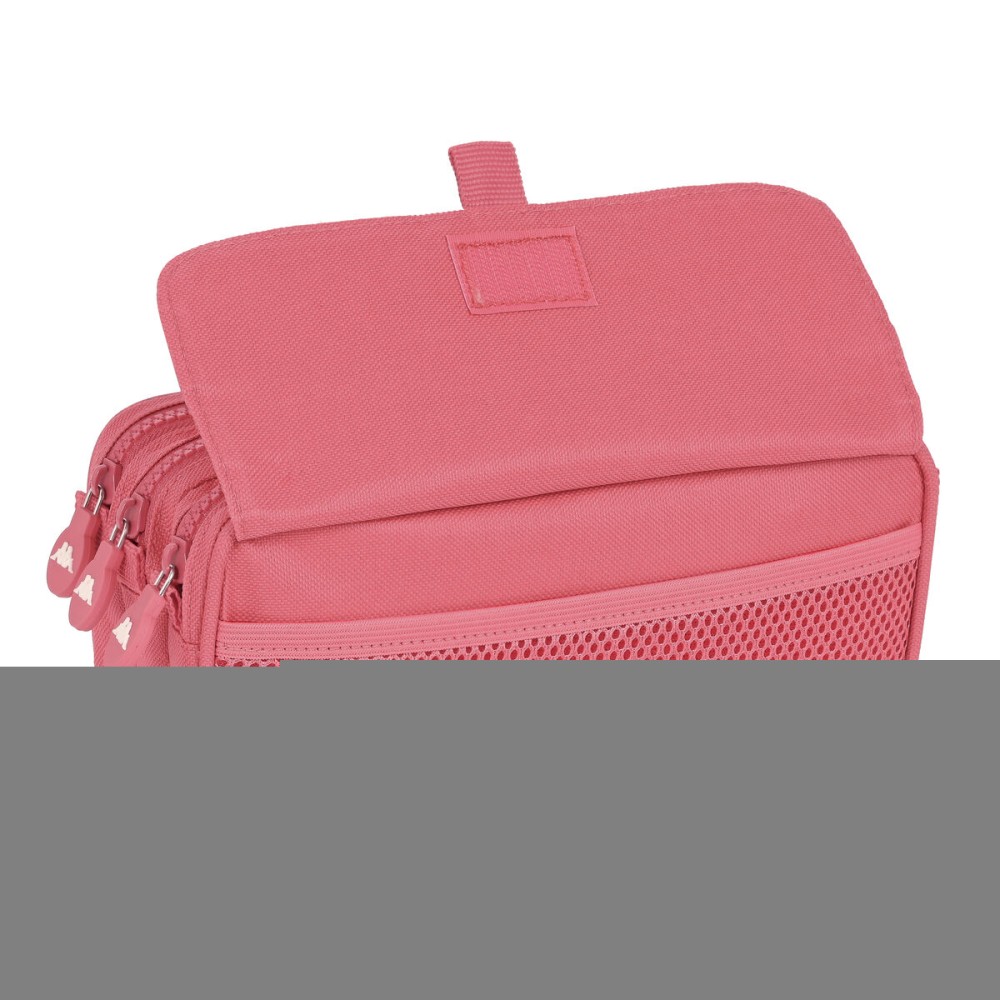 Dreifaches Mehrzweck-Etui Kappa Marsala 21,5 x 10 x 8 cm
