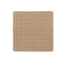 Non-slip Shower Mat Berilo Beige PVC 50,3 x 50,3 x 0,7 cm Frames (6 Units)
