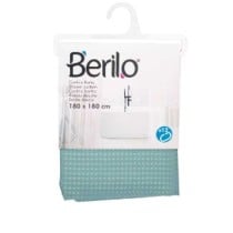 Duschvorhang Berilo Türkisgrün Polyester 180 x 180 cm 30 x 5 x 19 cm Punkte (12 Stück)