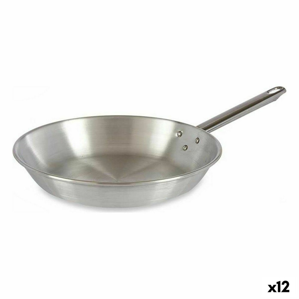 Pfanne Kinvara 100124 100124 Silberfarben Aluminium Ø 26 cm (12 Stück)