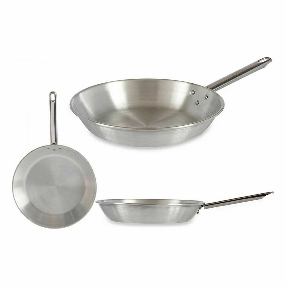 Pfanne Kinvara 100124 100124 Silberfarben Aluminium Ø 26 cm (12 Stück)