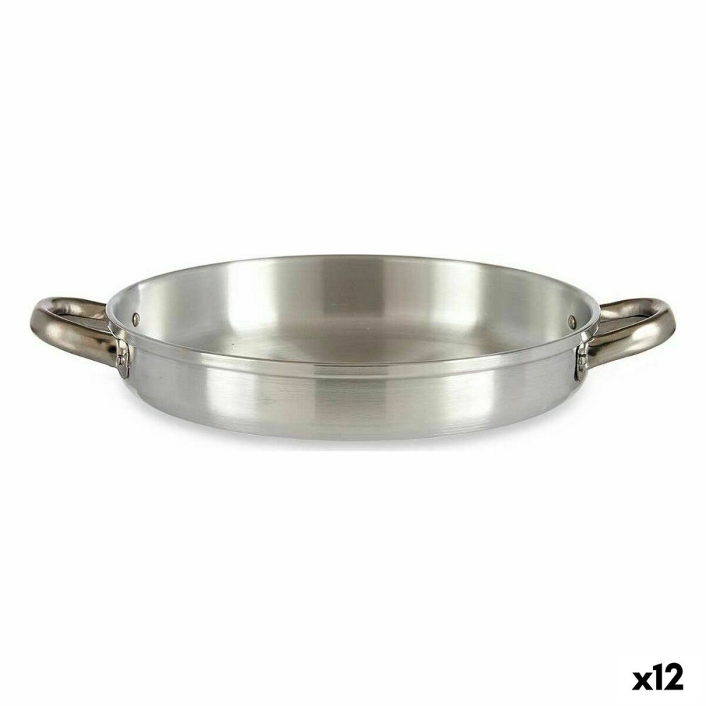 Pfanne Kinvara 100115 100115 Silberfarben Aluminium (12 Stück)