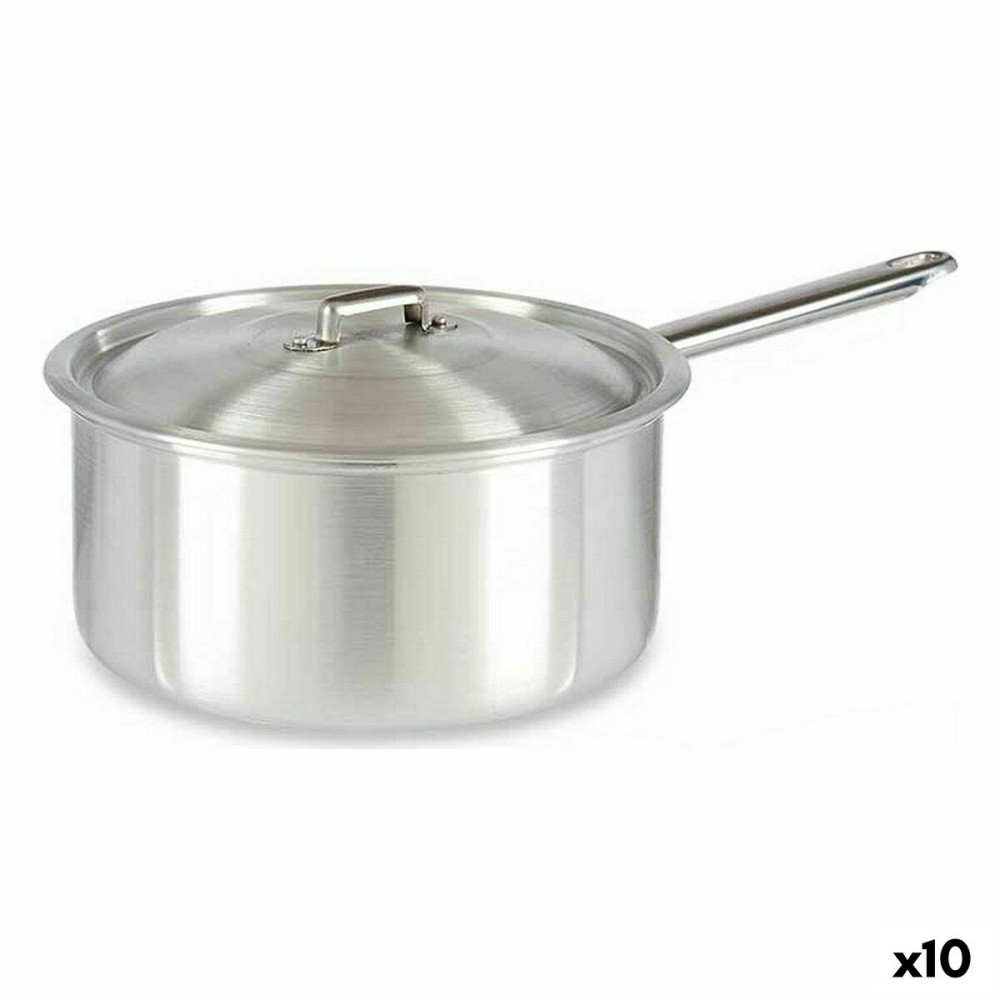 Saucepan with Lid Kinvara 100022 100022 Silver Aluminium 4 L 24,5 x 12 x 41 cm 41 x 12 x 24,5 cm (10 Units)