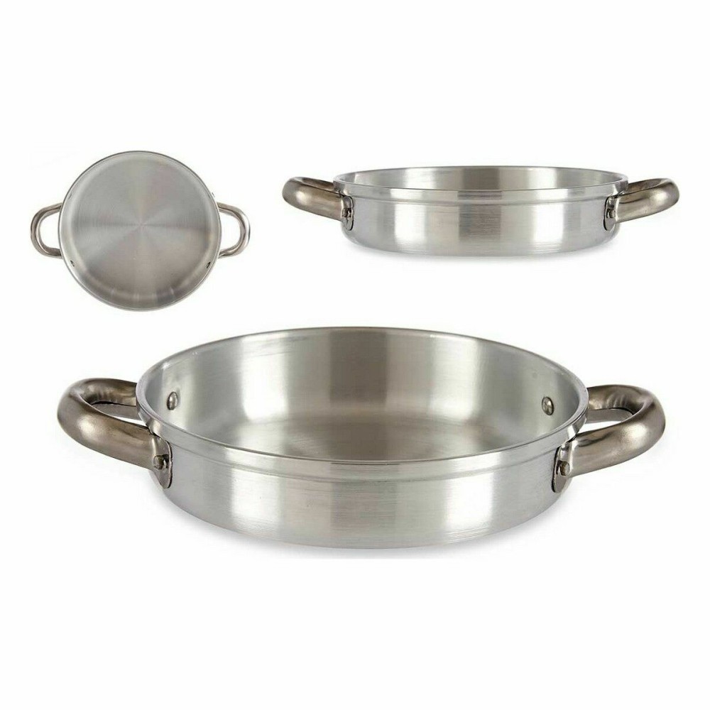 Pfanne Kinvara 100111 100111 Silberfarben Aluminium (12 Stück)