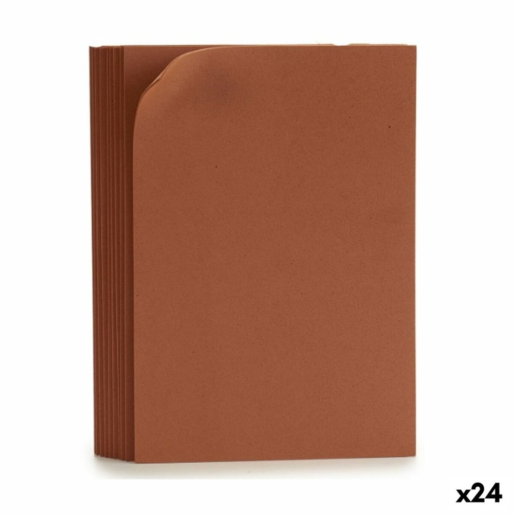 Moosgummi Pincello Braun 30 x 0,2 x 20 cm (24 Stück)