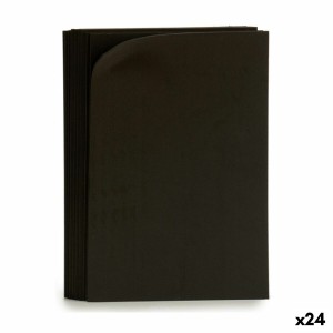 Moosgummi Pincello Schwarz 30 x 2 x 20 cm (24 Stück)
