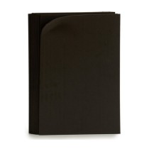 Moosgummi Pincello Schwarz 30 x 2 x 20 cm (24 Stück)