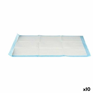 Saugende Unterlage Mascow Blau Weiß Papier Polyäthylen 60 x 90 cm 18,5 x 8,5 x 35 cm (10 Stück)
