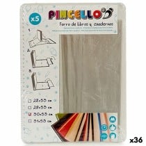 Couverture de livre adhésive Pincello Translucide Plastique 30 x 0,5 x 53 cm (36 Unités)