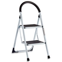 Folding ladder Kipit White Black Grey Metal 38 x 50 x 84 cm (6 Units)