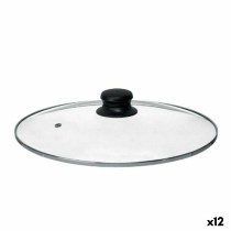 Couvercle pour marmite Kinvara CN-SW1304-30CM CN-SW1304-30CM Transparent Argenté Argent Métal verre Acier inoxydable Verre Acier