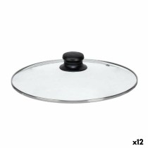 Couvercle pour marmite Kinvara CN-SW1304-26CM CN-SW1304-26CM Transparent Argenté Argent Métal verre Acier inoxydable Verre Acier