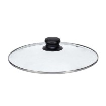 Topfdeckel Kinvara CN-SW1304-26CM CN-SW1304-26CM Durchsichtig Silberfarben Silber Metall Glas Edelstahl Kristall Stahl 26 cm 26,