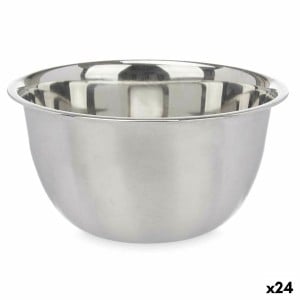 Rührschüssel Kinvara Silberfarben Silber Edelstahl Stahl 3,6 L 24 x 12,5 x 24 cm (24 Stück)