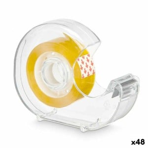 Klebebandabroller Pincello Gelb Durchsichtig 10 x 7,5 x 2,5 cm 2,7 m (48 Stück)