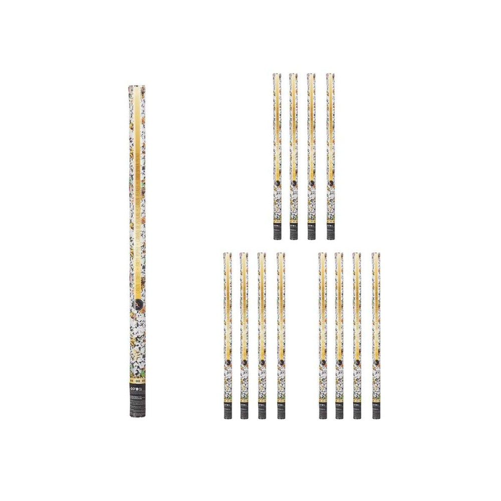 Confetti cannon Multicolour Paper Cardboard Plastic 5 x 99 x 5 cm (12 Units)