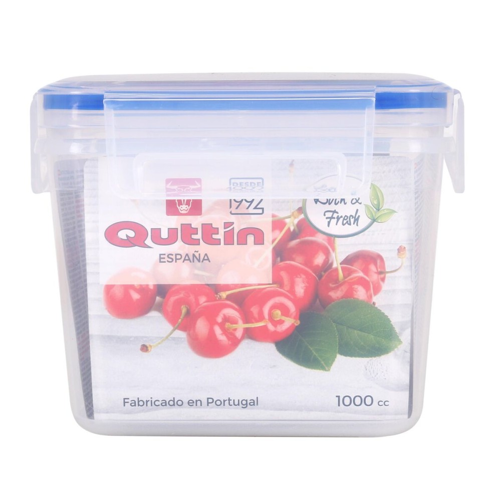 Boîte à lunch Quttin Quttin Rectangulaire 1 L 15 x 10 x 12 cm (12 Unités)