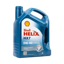 Huile de moteur pour voiture Shell Helix HX7 5W40 5 L