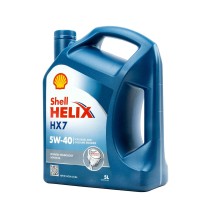 Huile de moteur pour voiture Shell Helix HX7 5W40 5 L