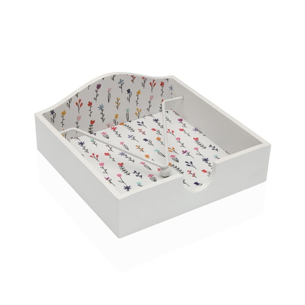 Porte-serviettes Versa BLUME Bois MDF 18 x 7 x 18 cm