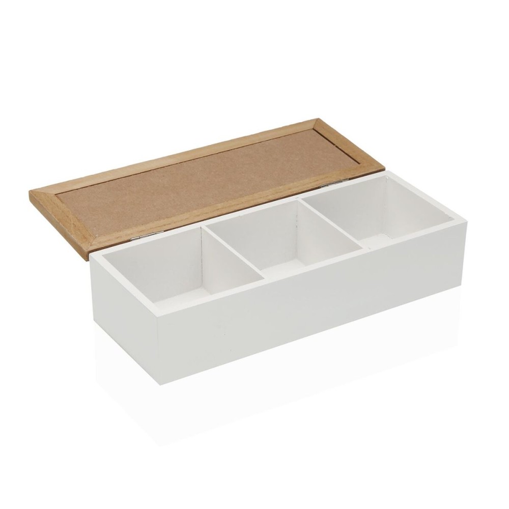 Box-Schmuckkästchen Versa BLUME Holz MDF 9 x 6 x 24 cm