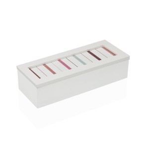 Jewelry box Versa FLINT MDF Wood 9 x 6 x 24 cm