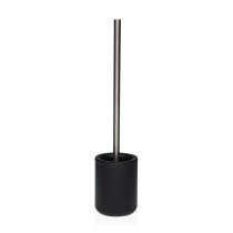 Toilettenbürste Versa Schwarz Metall Stahl Polypropylen TPR 10,5 x 47,5 x 10,5 cm