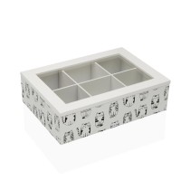 Boîte pour infusions Versa GATTO Bois 17 x 7 x 24 cm