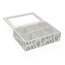 Boîte pour infusions Versa GATTO Bois 17 x 7 x 24 cm