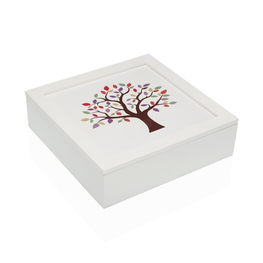 Box-Schmuckkästchen Versa TREE Holz MDF 24 x 7 x 24 cm