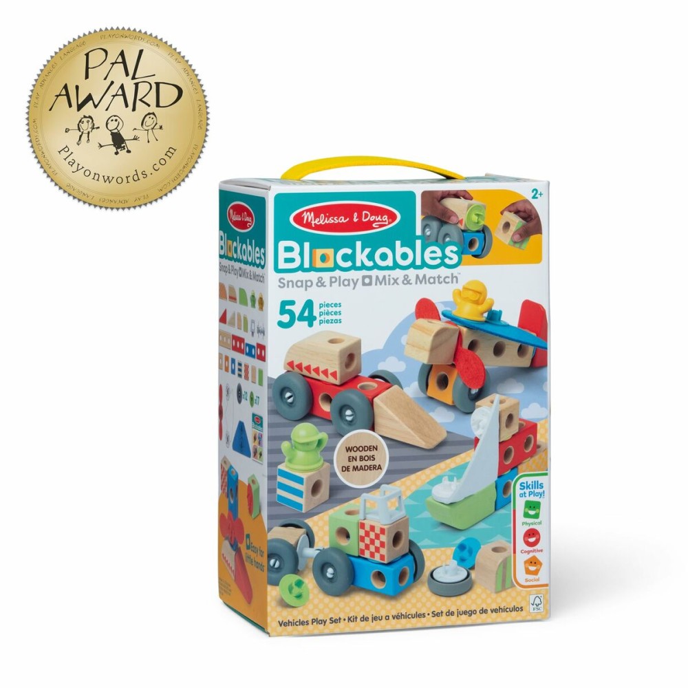 Konstruktionsspiel Melissa & Doug Blockables 54 Stücke