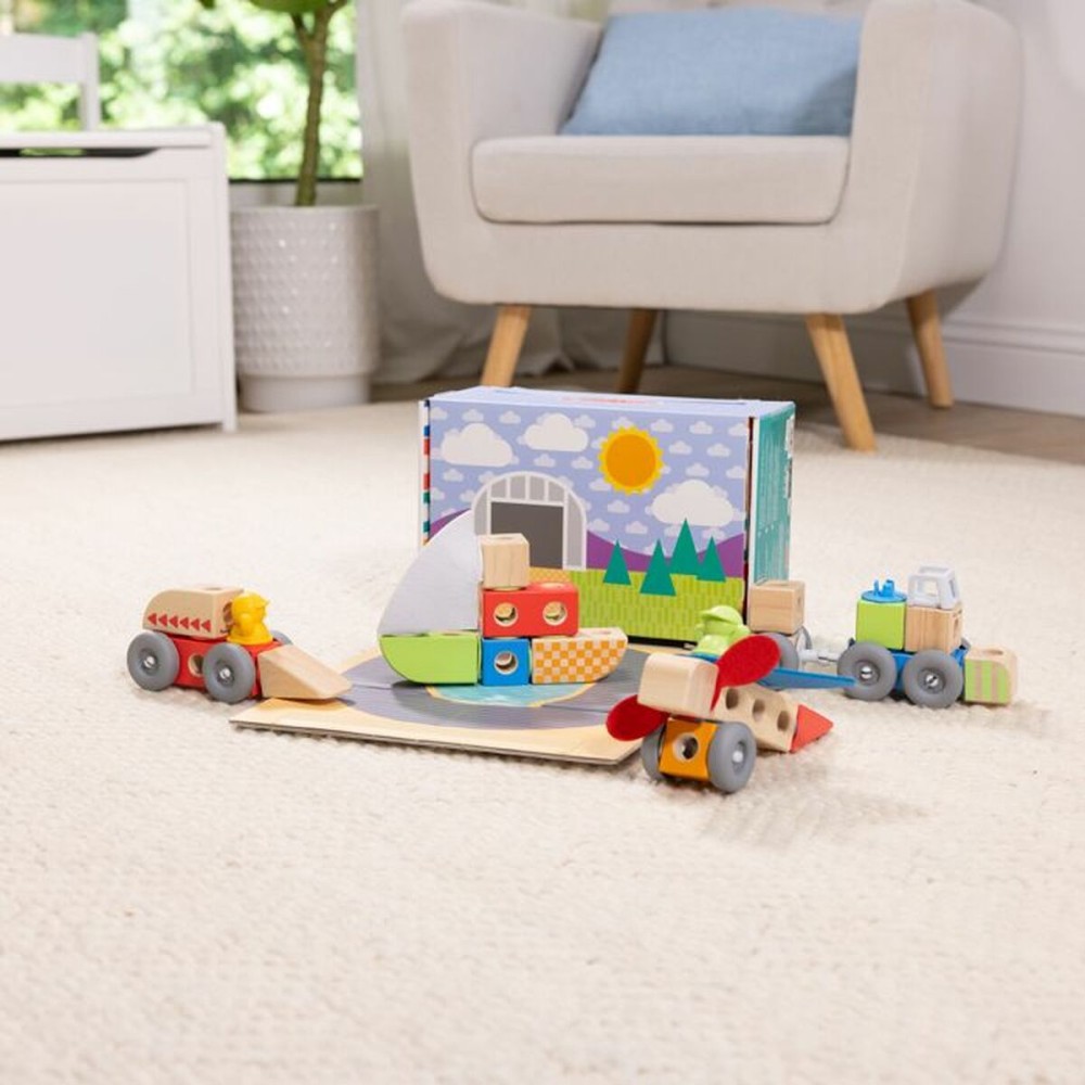 Konstruktionsspiel Melissa & Doug Blockables 54 Stücke