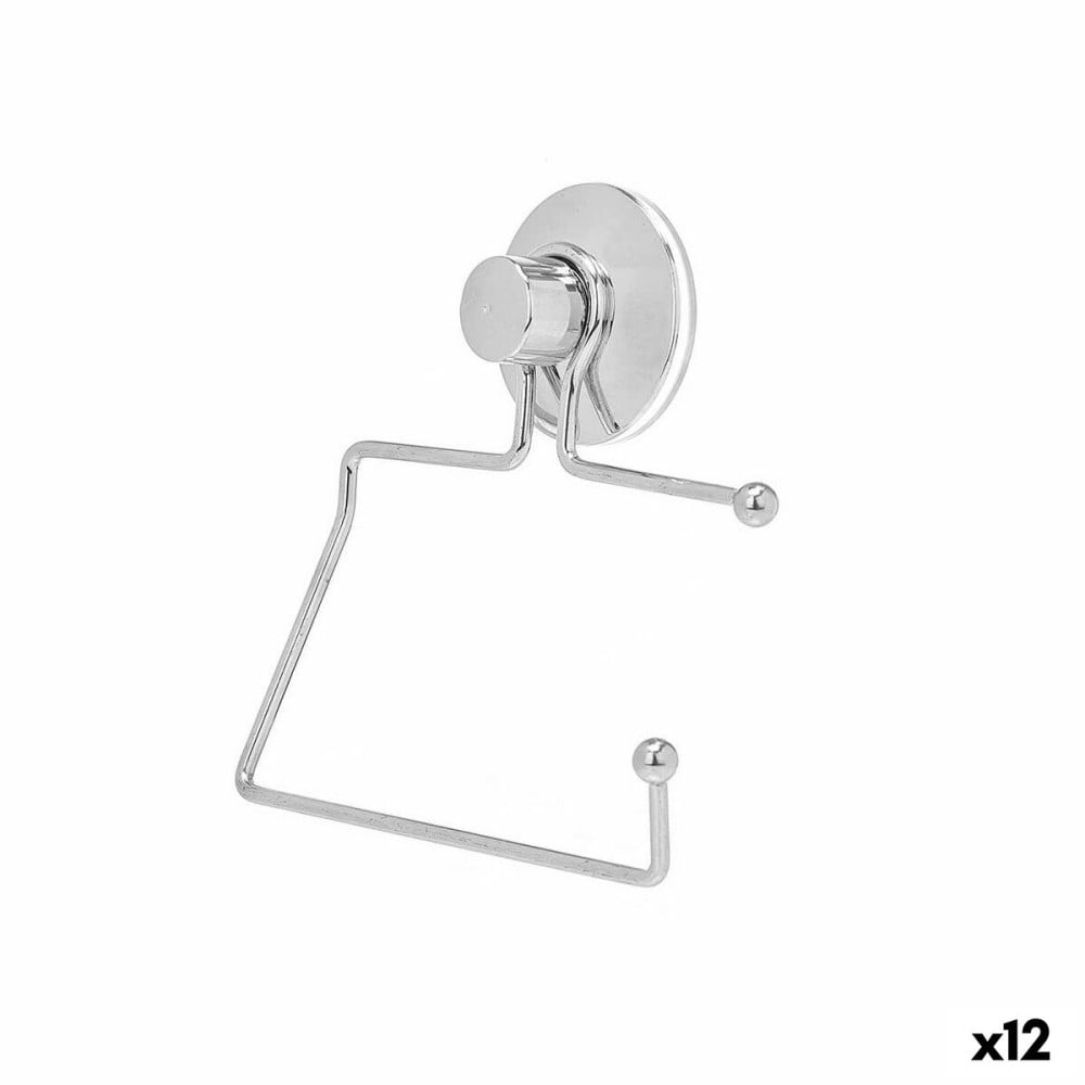 Toilettenpapierrollenhalterung Berilo Metall Stahl ABS 12 x 14 x 3,5 cm (12 Stück)
