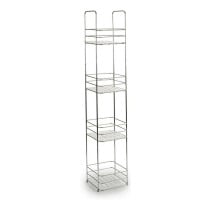 Etagère de salle de bains Berilo Transparent Argenté 16 x 86 x 16 cm