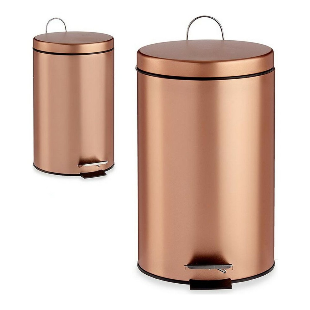 Pedal bin Berilo Copper 7 L