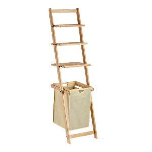 Shelves Kipit Brown Beige Wood Cloth 36 x 151 x 41,5 cm
