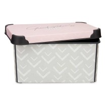 Storage Box Kipit Vibes Pink Plastic Printed 5 L